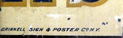 AA WAYTERMA & Co's  PORCELAIN ADVERTISING SIGN